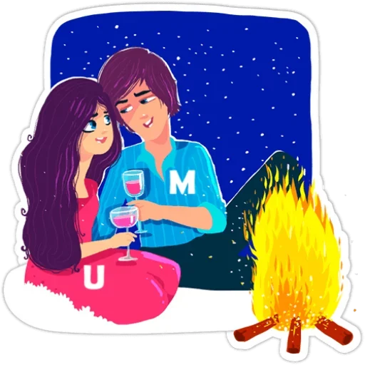 🔥 Стикер «You and Me» для Telegram