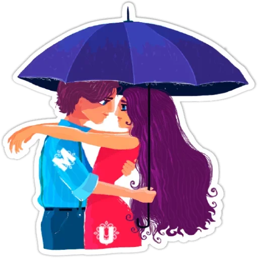 Стикерпак You and Me для Telegram