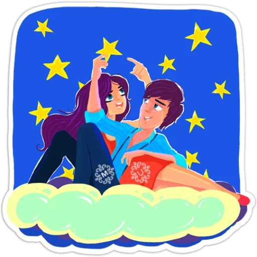 ⭐ Стикер «You and Me» для Telegram