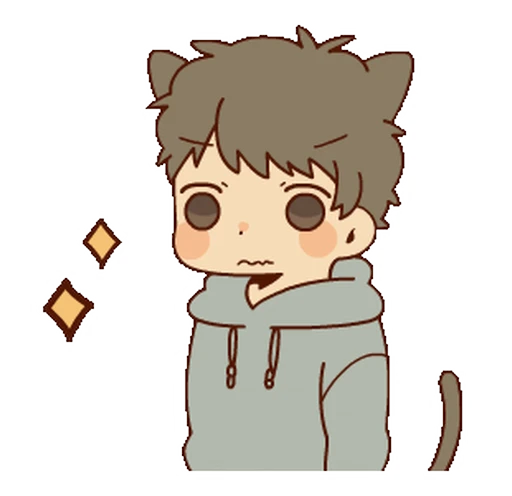 🐾 Стикер «You & Me» для Telegram