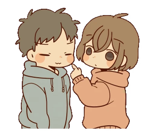 ❤ Стикер «You & Me» для Telegram