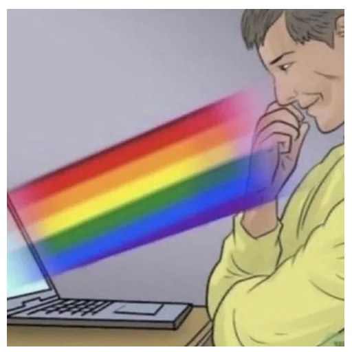 🏳️‍🌈 Стикер «You Are Gay» для Telegram