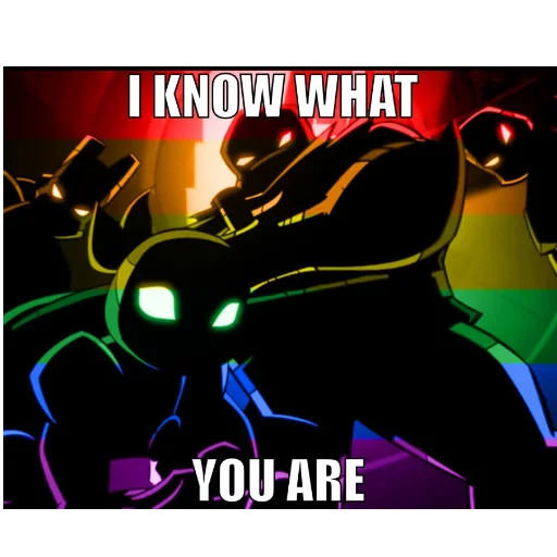 🏳️‍🌈 Стикер «You Are Gay» для Telegram