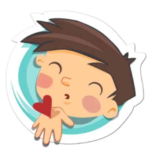 🙁 Стикер «Happy» для Telegram