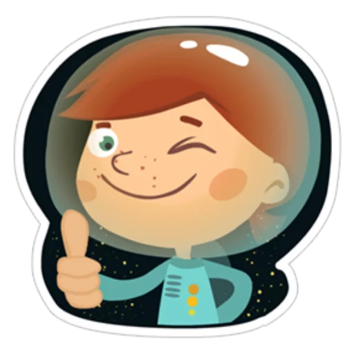 👍 Стикер «Young Love in Space ?» для Telegram