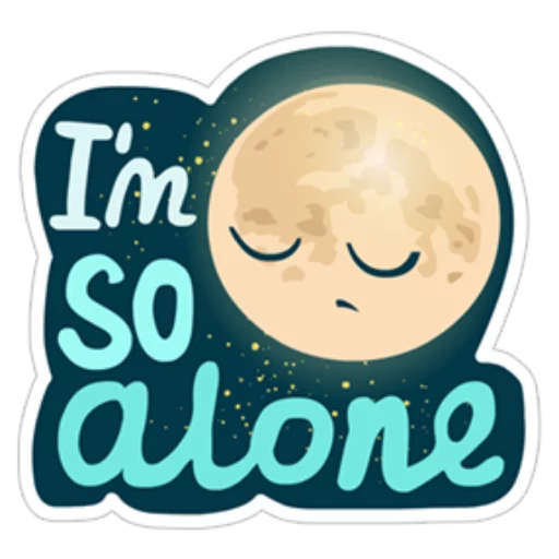 🌝 Стикер «Young Love in Space ?» для Telegram