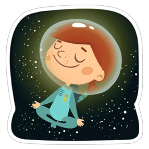 😊 Стикер «Young Love in Space ?» для Telegram