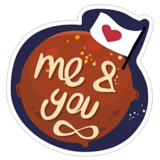 💞 Стикер «Young Love in Space ?» для Telegram