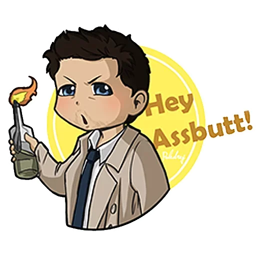 😚 Стикер «Young Chibi» для Telegram