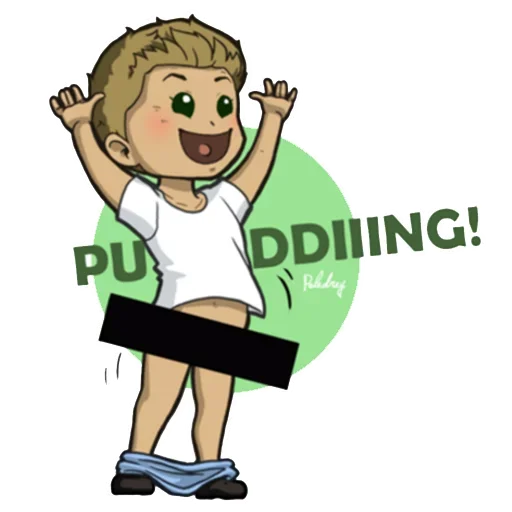 😚 Стикер «Young Chibi» для Telegram