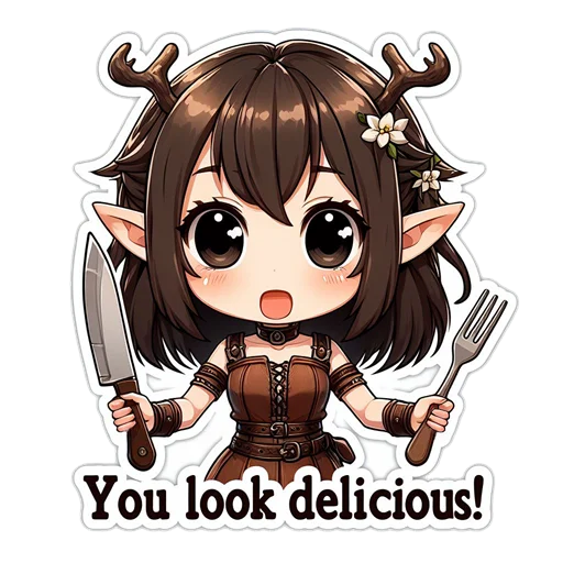 🍽 Стикер «Younger Scrolls» для Telegram