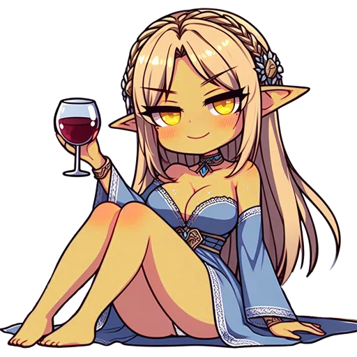 🍷 Стикер «Younger Scrolls» для Telegram