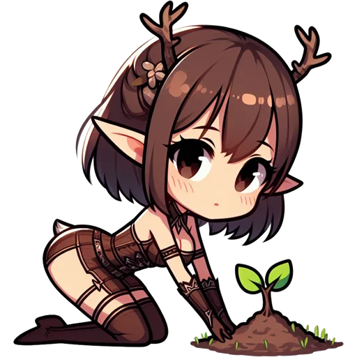 🌱 Стикер «Younger Scrolls» для Telegram