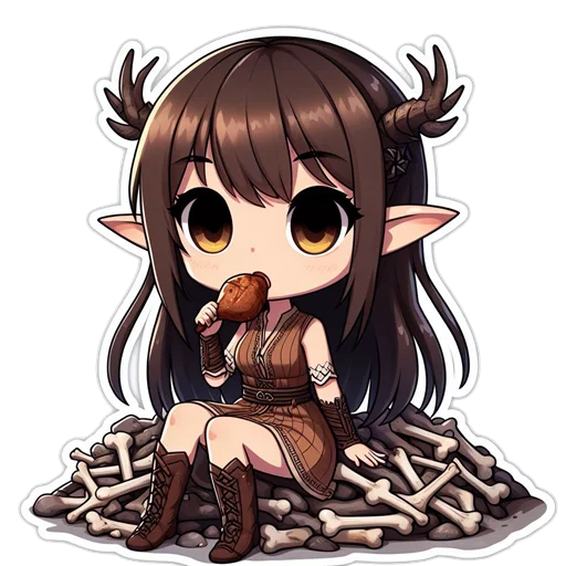 🍗 Стикер «Younger Scrolls» для Telegram