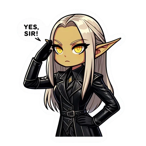 🫡 Стикер «Younger Scrolls» для Telegram