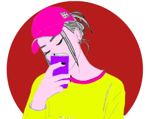 😗 Стикер «Young Ladies» для Telegram