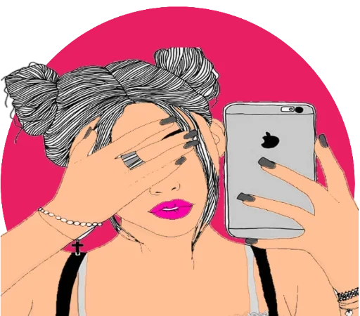 😚 Стикер «Young Ladies» для Telegram