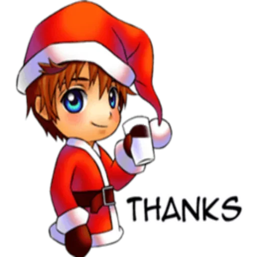☺️ Стикер «Young Santa» для Telegram