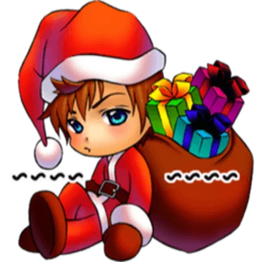 😐 Стикер «Young Santa» для Telegram