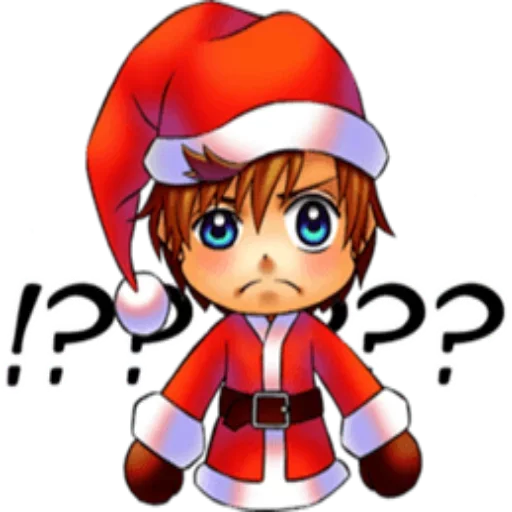 ⁉️ Стикер «Young Santa» для Telegram