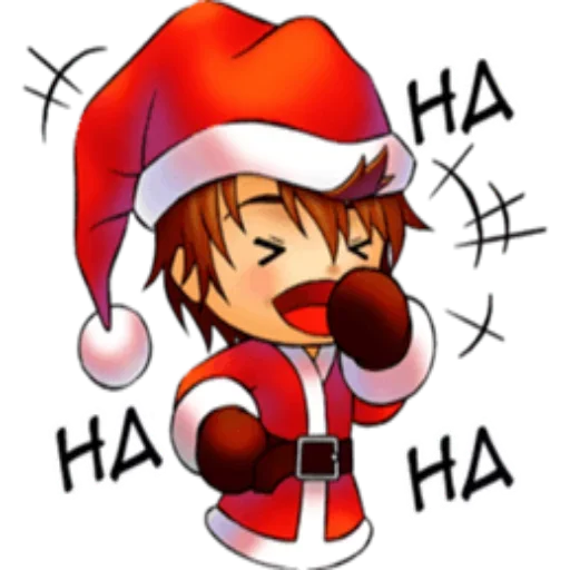 🤣 Стикер «Young Santa» для Telegram