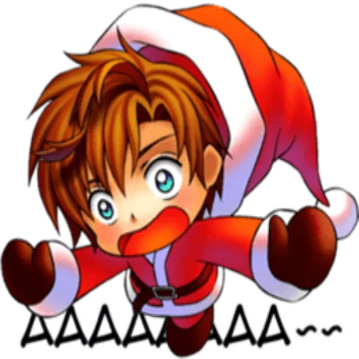 😨 Стикер «Young Santa» для Telegram