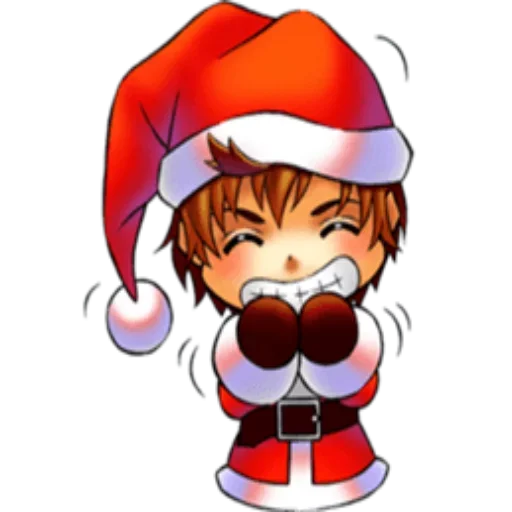 😀 Стикер «Young Santa» для Telegram