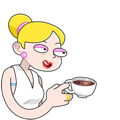 ☕️ Стикер «Ваша Мамаша Плюс Без Текста» для Telegram