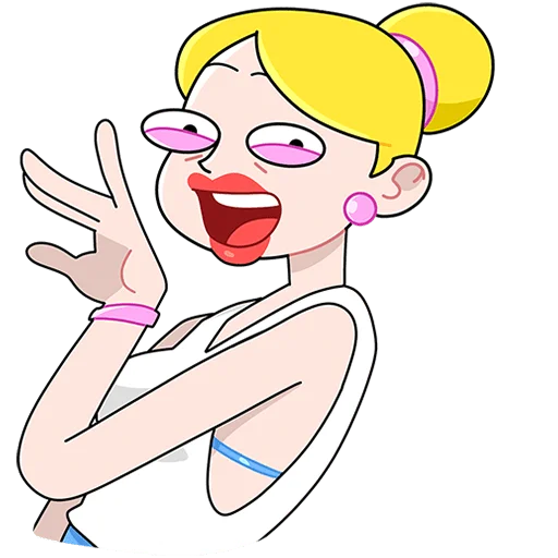 😄 Стикер «Ваша Мамаша Плюс Без Текста» для Telegram