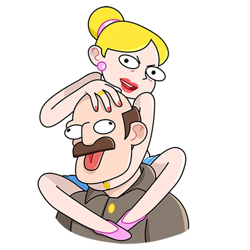🤗 Стикер «Ваша Мамаша Плюс Без Текста» для Telegram