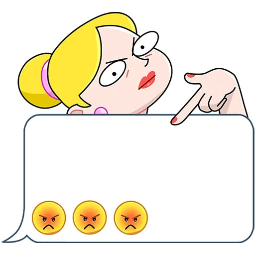 😡 Стикер «Ваша Мамаша Плюс Без Текста» для Telegram