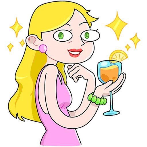 🍹 Стикер «Ваша Мамаша Плюс Без Текста» для Telegram