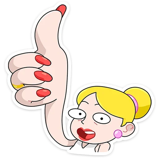 👍 Стикер «Ваша Мамаша Плюс» для Telegram
