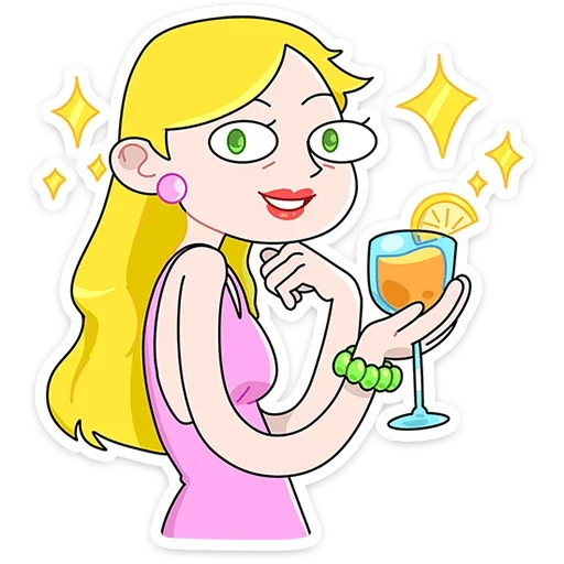 🍹 Стикер «Ваша Мамаша Плюс» для Telegram