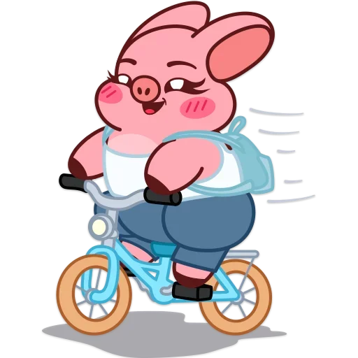 🚲 Стикер «Твой Свин Валера» для Telegram