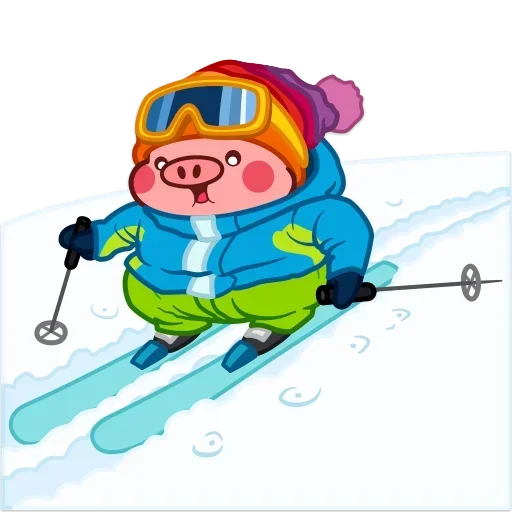 ⛷ Стикер «Твой Свин Валера» для Telegram