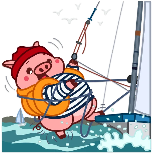 ⛵️ Стикер «Твой Свин Валера» для Telegram