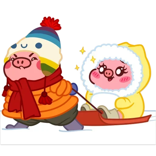 🛷 Стикер «Твой Свин Валера» для Telegram