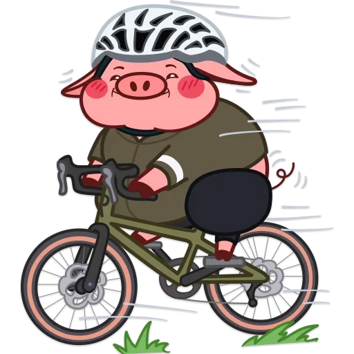 🚲 Стикер «Твой Свин Валера» для Telegram