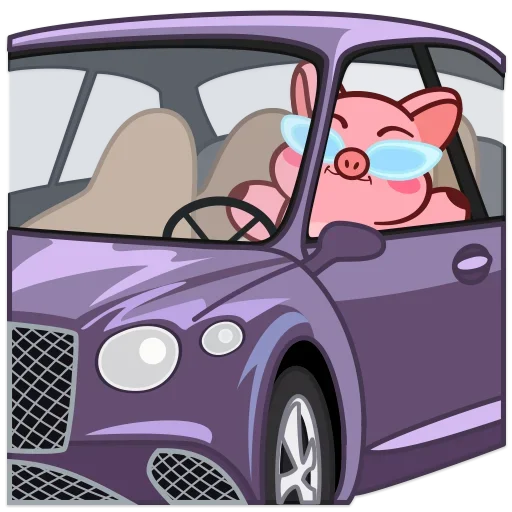 🚗 Стикер «Твой Свин Валера» для Telegram