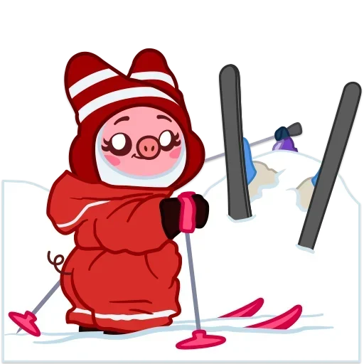⛷ Стикер «Твой Свин Валера» для Telegram