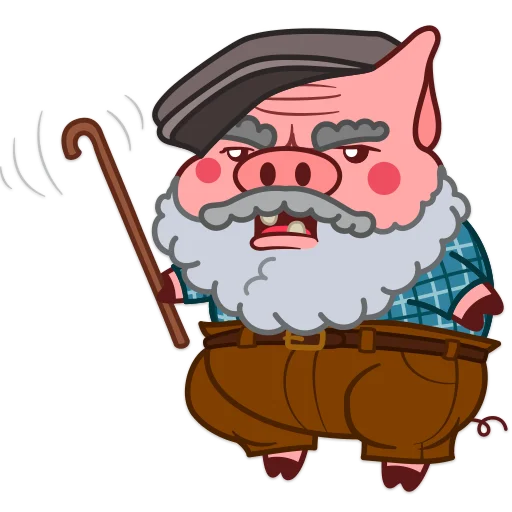 👴 Стикер «Твой Свин Валера» для Telegram