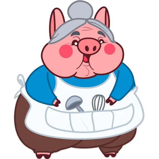 👵 Стикер «Твой Свин Валера» для Telegram