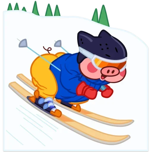 ⛷ Стикер «Твой Свин Валера» для Telegram