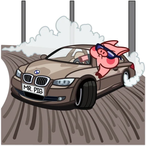 🚗 Стикер «Твой Свин Валера» для Telegram