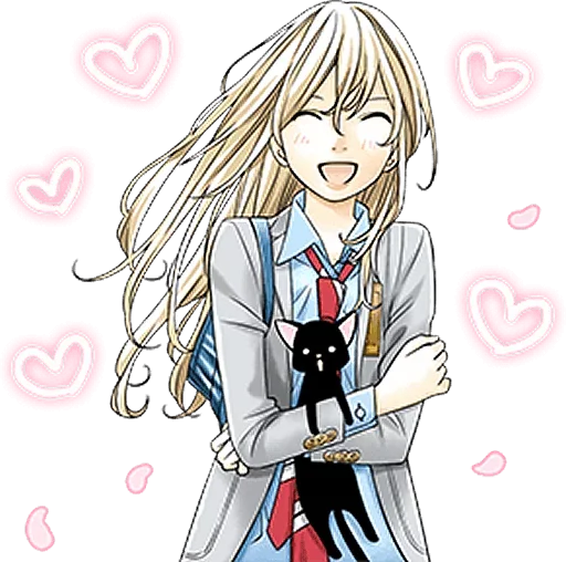 💖 Стикер «Your Lie in April» для Telegram