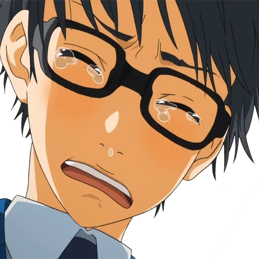 😭 Стикер «Your Lie in April» для Telegram