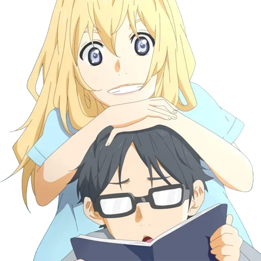 ☺️ Стикер «Your Lie in April» для Telegram