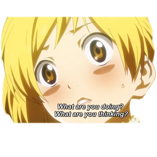😥 Стикер «Your Lie in April» для Telegram
