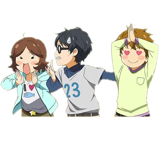 🙏 Стикер «Your Lie in April» для Telegram